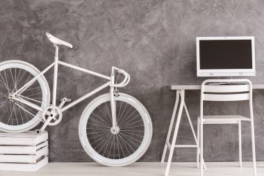 Bisiklet bir dekorasyon olarak