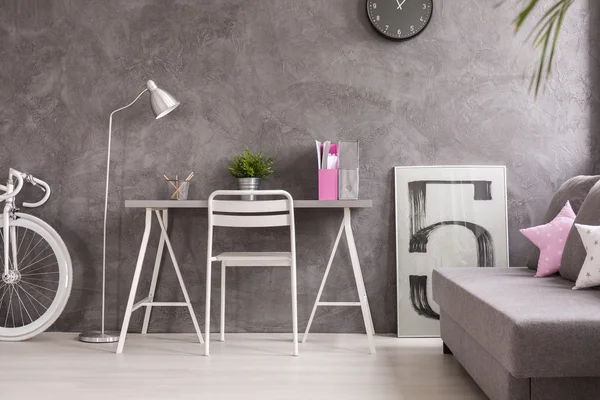 Idea creativa del design del soggiorno — Foto Stock