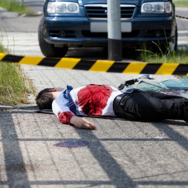 adam bir trafik kazasında öldü