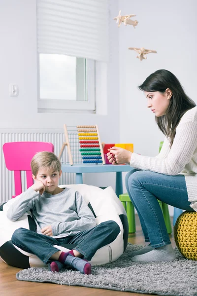 He's not in a good mood today — Stock Photo, Image