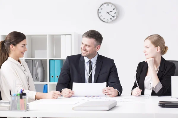 Work in good team is a pleasure — Stock Photo, Image