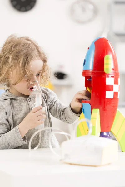 Soms ademhaling is niet zo gemakkelijk — Stockfoto