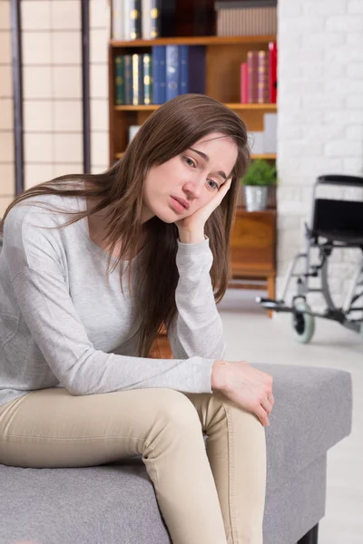 Depressione dopo un incidente traumatico — Foto Stock