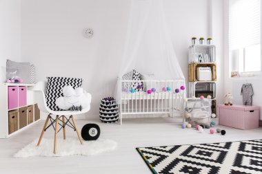 Oldukça sevimli bebek odası süslemeleri