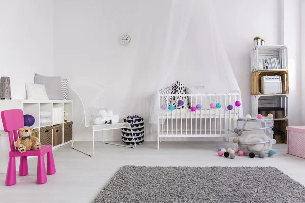 Come decorare camera da letto bambina — Foto Stock
