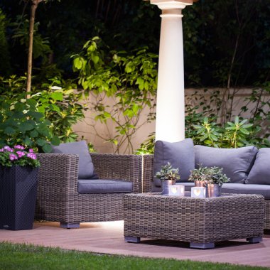 Hafif ve rahat Teras