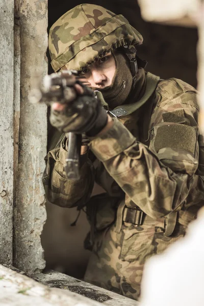 Kreeg slechts één schieten... — Stockfoto