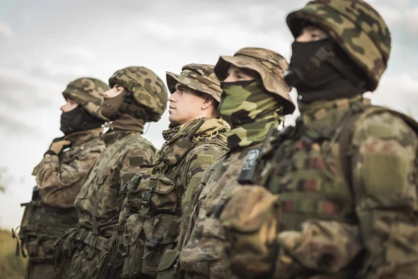 Nós somos soldados. — Fotografia de Stock