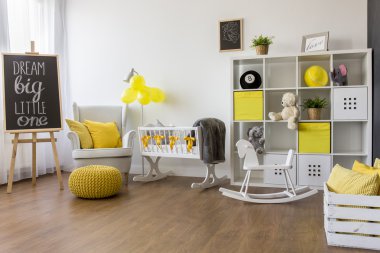 Unisex çocuk odası için mükemmel fikir