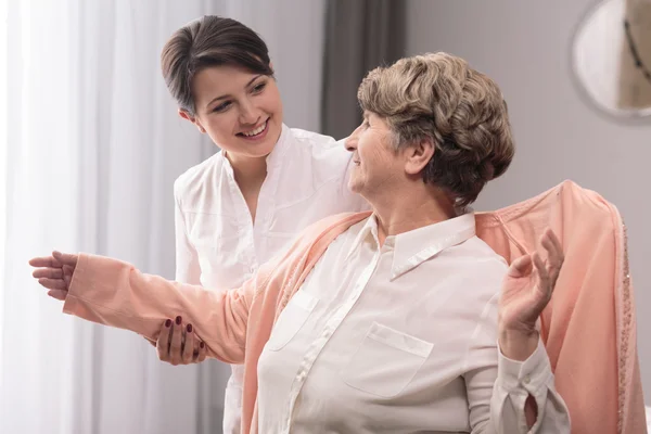 Senilità può essere periodo felice — Foto Stock