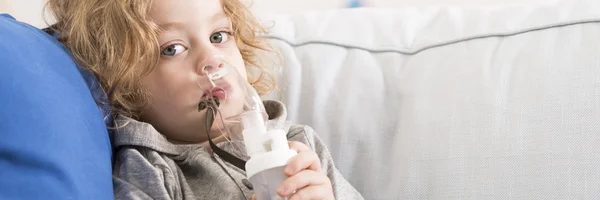 Cierpiących na astmę — Zdjęcie stockowe