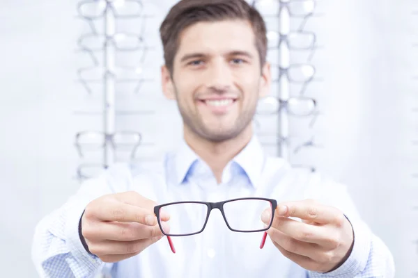 Este es mi nuevo par de gafas. — Foto de Stock