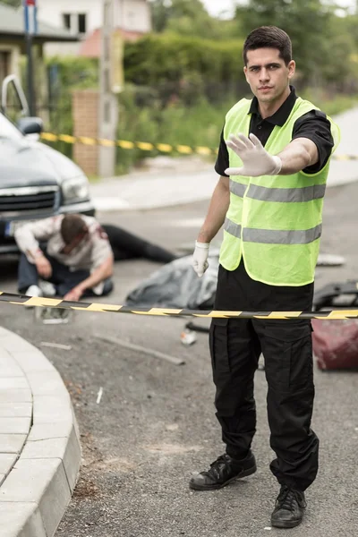 Wegenwacht werknemer — Stockfoto