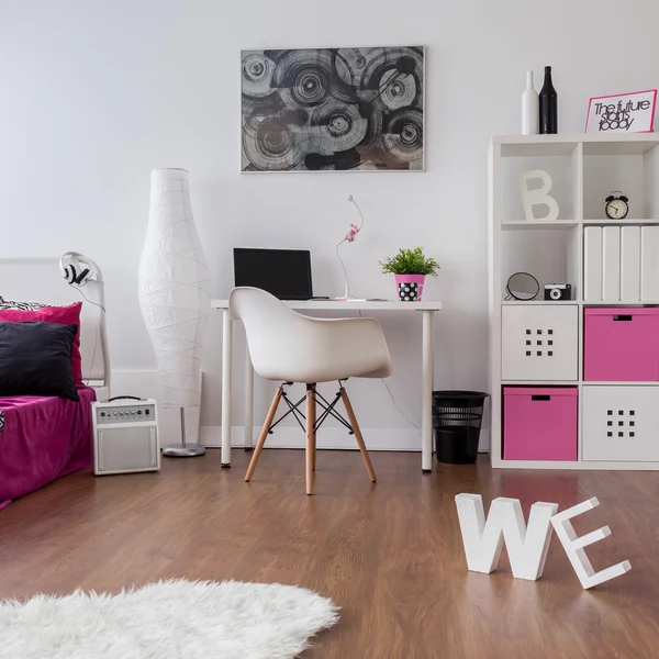 Punk desain kamar gadis — Stok Foto