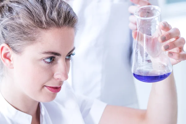 Science is her future — Stock Photo, Image