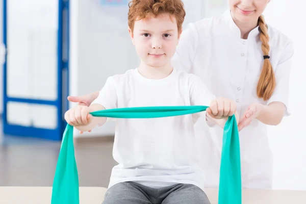 Suporte suave em exercícios — Fotografia de Stock