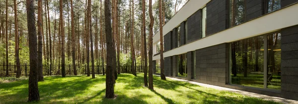 Ståtliga arkitektur en förstädernas hus — Stockfoto