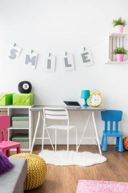 Gülümseme kelime garland