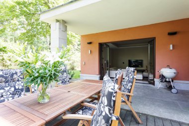 Hava bir Barbekü için idealdir