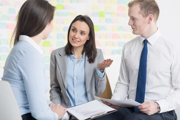 Trabalho em equipe traz contentamento — Fotografia de Stock