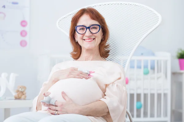 Pronto para se tornar uma mãe — Fotografia de Stock