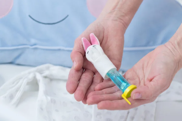 Embryos in test tube for in vitro — Stock Photo, Image