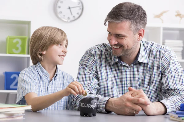 He knows the value of money — Stock Photo, Image