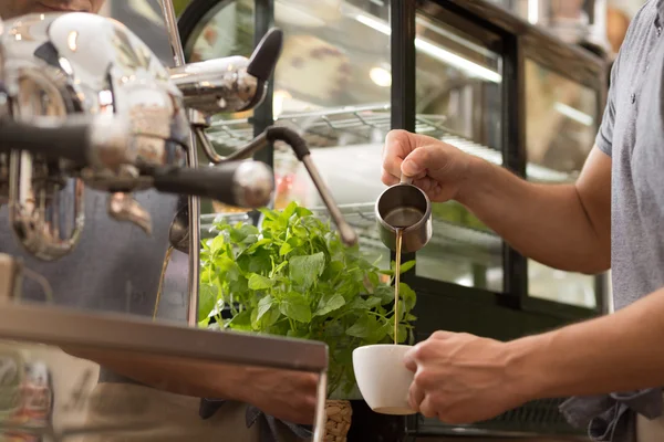 For hvert problem er det kaffe. – stockfoto