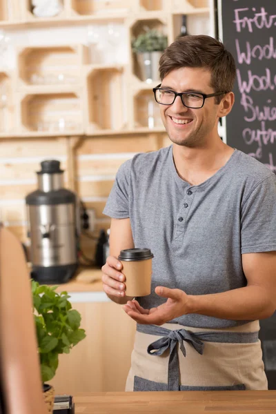 Koffie gemaakt speciaal voor jou — Stockfoto