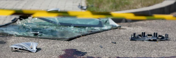 อุบัติเหตุทางรถยนต์ — ภาพถ่ายสต็อก
