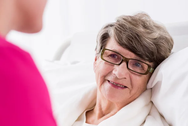 Patient på sjukhus — Stockfoto