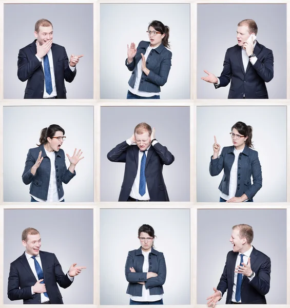 De manier die u op het werk communiceren — Stockfoto