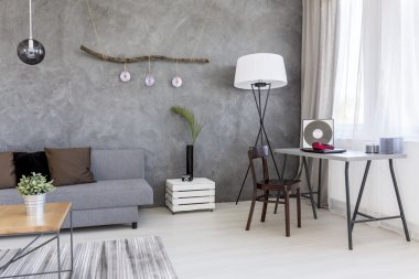 Minimalizm bir oturma odasında