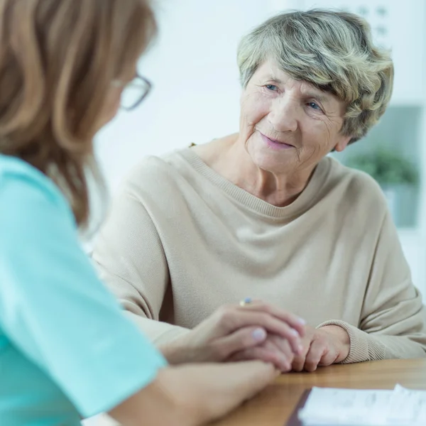 Private visit in home — Stock Photo, Image