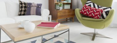 Basit daire modernite dokunuş ile