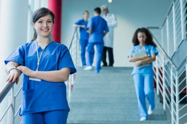 Tıbbi stajyerler genç takım