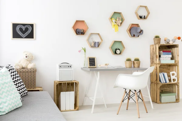 Quarto perfeito para menina adolescente — Fotografia de Stock