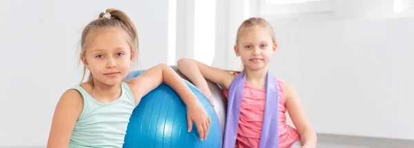 Listo para nuevas clases de gimnasia correctiva — Foto de Stock