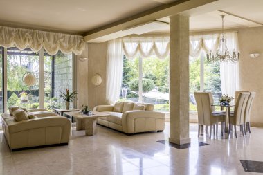 Muhteşem salon bir prenses için uygun
