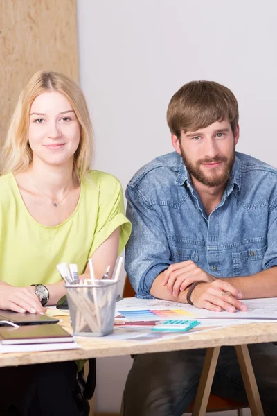 Start van hun carrière in ontwerp — Stockfoto