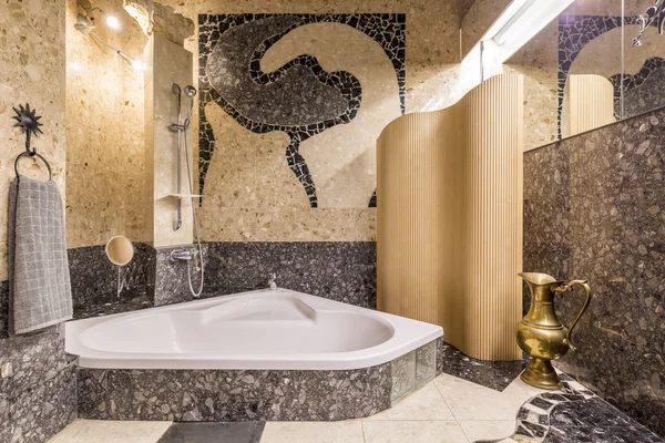 Luxusní koupelna, vytváří atmosféru Orientu — Stock fotografie
