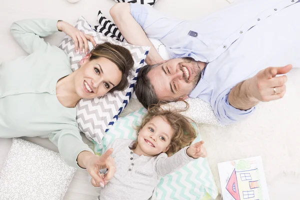 Per questa famiglia il cielo è il limite — Foto Stock