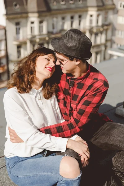 Felicità condividere con l'amante — Foto Stock