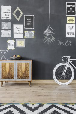 Yaratıcı tarzı fikir ev alanı