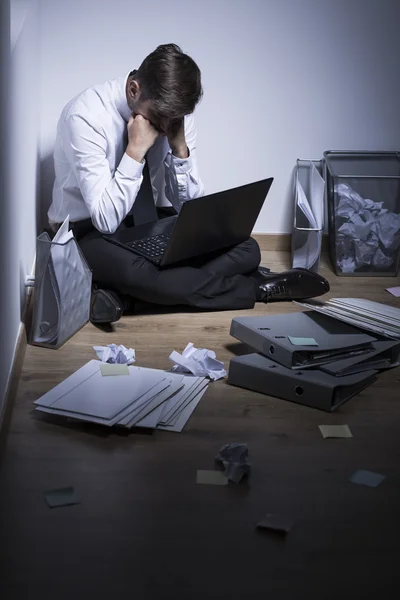 Zu hart gearbeitet — Stockfoto