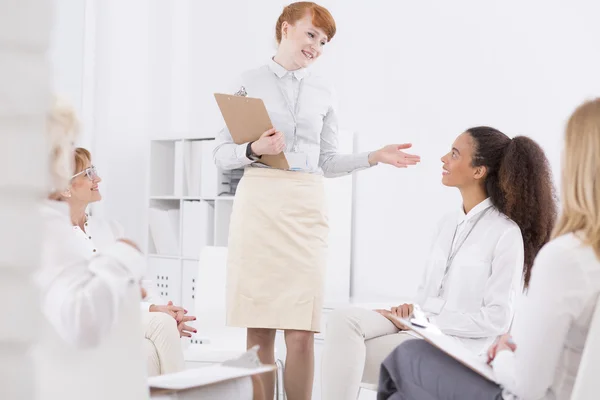 Die Durchführung einer Sitzung — Stockfoto