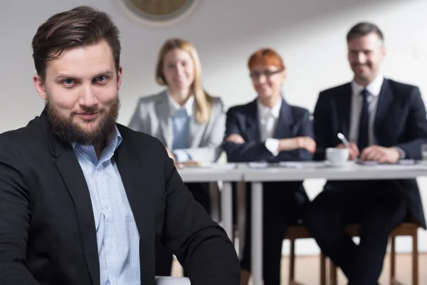 Perfecte sollicitatiegesprek — Stockfoto