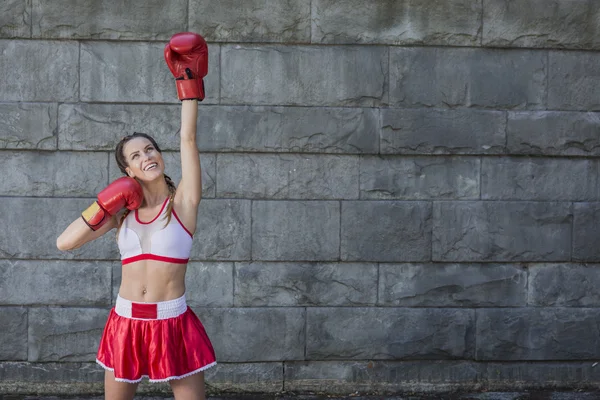 Está llena de energía. ! — Foto de Stock