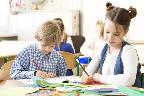 Ihr erstes Kunstwerk — Stockfoto