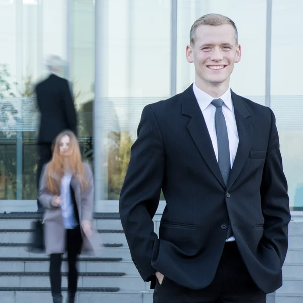 Wachten op een meisje — Stockfoto